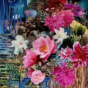"Floral Flamenco"    Collage    20x20   C$1200.00