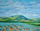 Olive Groves of Andalusia  28x36  Oil on canvas, wired and ready to hang.